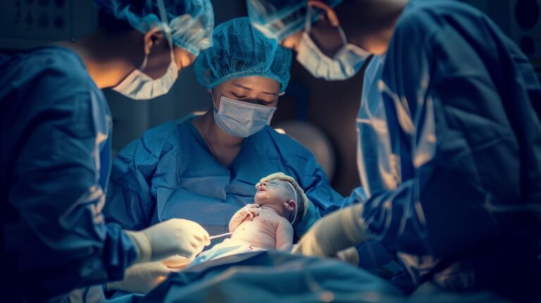 caesarean delivery