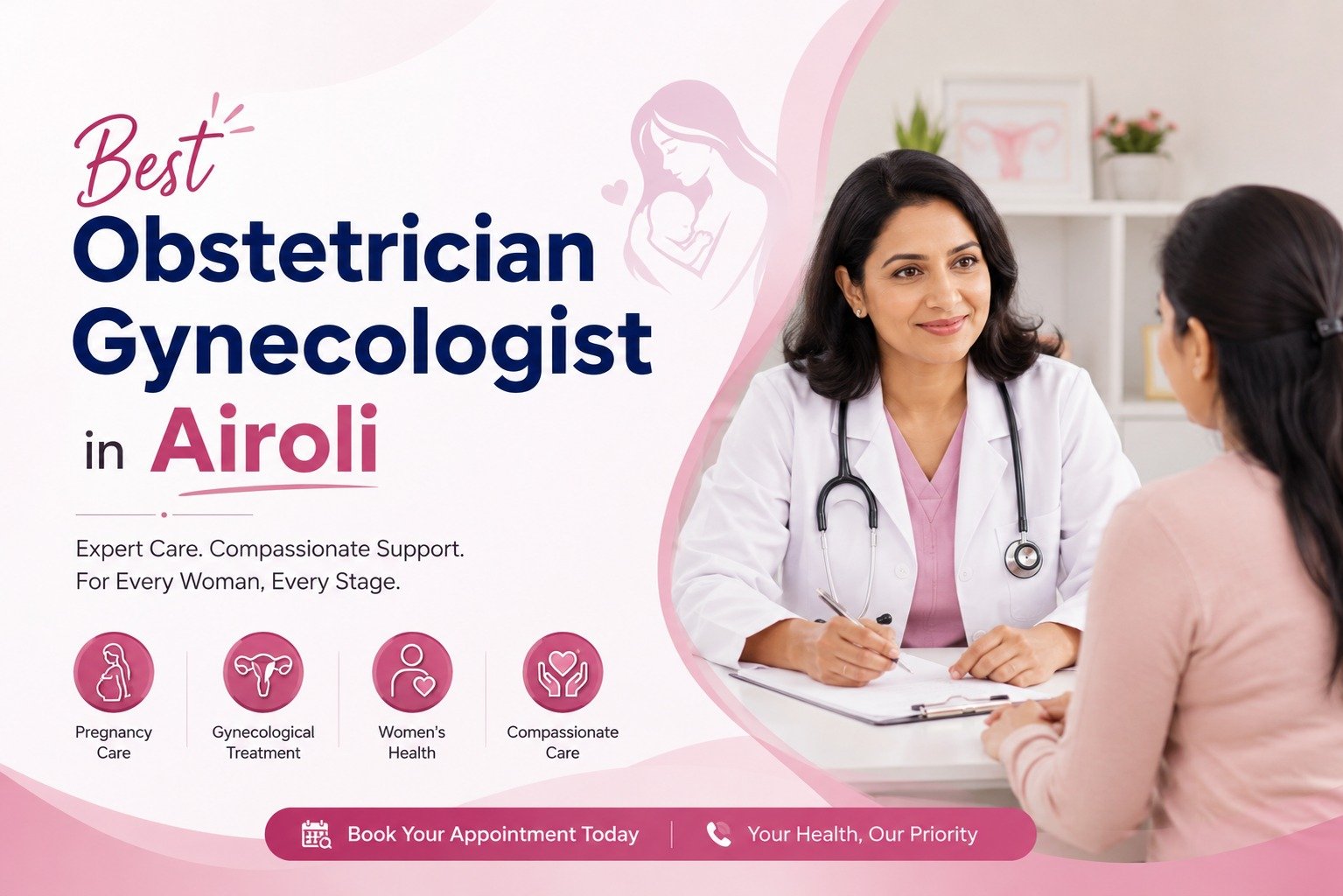 best obstetrician gynecologist in Airoli